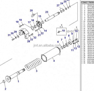 Nhà máy đại lý WD600-307042-20108 07042-20108 705-17-02381 theo dõi liên kết cơ sở ngầm - Product Image 1