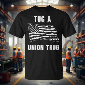 T-shirt Tug A Union Thug con scritta: Pro Union Skilled Labor Worker - Product Image 3