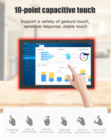 Écran tactile intelligent mural Wifi Blue-tooth POE de 10.1 pouces moniteurs tablette PC appareil domestique intelligent