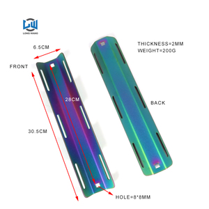 Pembuatan Plat Belakang Peralatan Selam Kustom, Lembaran Logam untuk Pemotongan Laser, Fabrikasi BCD Selam, Plat Belakang Aluminium Titanium - Product Image 6