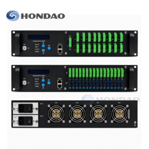 Amplificateur optique EDFA CATV 1550 nm à 32 ports 1540-1565 nm pour réseau de distribution TV OLT PON, configuration personnalisée, fabricant - Product Image 2