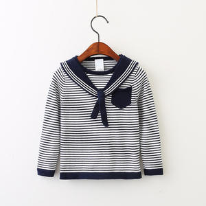 Suéteres Tejidos a Mano para Niños, Diseño a Rayas Estilo Marinero, Precio Económico, en Stock - Product Image 4