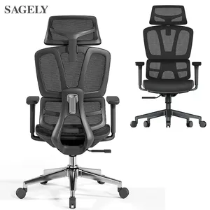 Most Popular Swivel 3d Adjustable Armrest Ergonomic Computer Chair Executive Mesh Office Ergonomic Chair