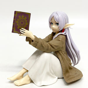 Figura de Anime de Chica Japonesa Sentada Leyendo, Figura de Acción de PVC, Colección de Figuras de Anime, Regalo, Manualidades de Plástico - Product Image 1