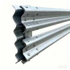 Дорожное ограждение типа <span class=keywords><strong>W</strong></span> из стали, стандартное, от производителя, с горячим цинкованием для применения на дорогах - Product Image 2