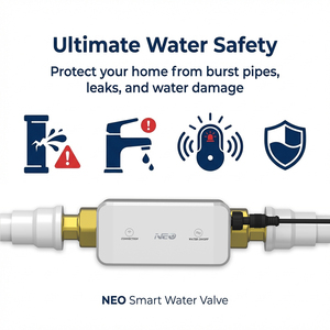 Système <span class=keywords><strong>de</strong></span> contrôle <span class=keywords><strong>de</strong></span> vanne d'eau intelligent WiFi pour la maison, commande par application mobile, minuterie, commande vocale (<span class=keywords><strong>Echo</strong></span>/Assistant Google) - Product Image 4