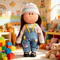 Adorable poupée patate en vinyle de 24 cm, 3 styles de tenues, cheveux longs, jouet à habiller Kawaii, poupée décorative de collection, cadeau de Noël pour enfants