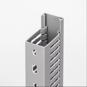 Canal de revestimiento eléctrico de <span class=keywords><strong>PVC</strong></span> gris ranurado abierto ignífugo 25*15 Conducto de alambre de plástico para instalación de cables - Product Image 2