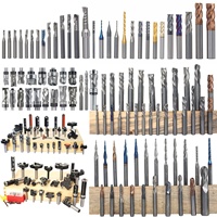 CNC Endmills personnalisé Router Bits up Cut Spiral Wood Metal Milling Solid Carbide 4 Flûte -- 6mm up Cutting Helical ZrN Coating