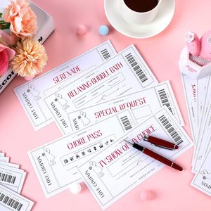 Cupones de <span class=keywords><strong>cupón</strong></span> de regalo de aniversario divertidos para regalo de cumpleaños de boda romántica personalizada tarjetas de <span class=keywords><strong>cupón</strong></span> de amor para el <span class=keywords><strong>Día</strong></span> de San Valentín - Product Image 5