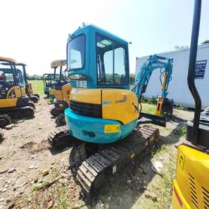 Kubota U35 Mini Excavadora. 3.5 3 Toneladas Mini Excavadora Hecha en Japón Proporcionada Excavadora Hidráulica Verde 100% Japón Original JP 2023 - Product Image 4