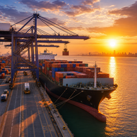 Transitaire de fret maritime surdimensionné en Chine, expédition maritime vers les États-Unis, l'Australie, le Canada, l'Europe, service logistique DDP rapide porte-à-porte