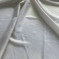 Blanc en gros 100% Polyester écologique fleur Jacquard soie tissu Organza Lurex avec finition métallisée pour les robes des filles