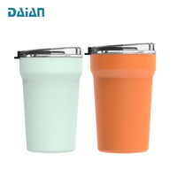 Tasse à café de voyage en acier inoxydable à double paroi Tasse à café réutilisable isolée sous vide