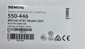 Controlador PLC 550-446 BACnet <span class=keywords><strong>ATEC</strong></span> Modelo 2301 - Product Image 2