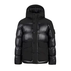 Mens Winter Padded Coats Bubble Puffer Jacket Windproof Waterproof Custom Outdoor Warm Winter Nylon Men Jackets Men