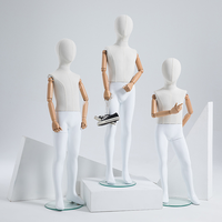 Mannequins Enfants Corps Entier à Vendre, Modèles Garçons et Filles pour Présentation de Vêtements avec Mains en Bois