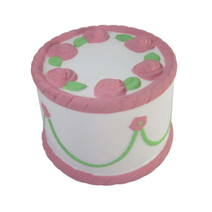 Pelotas Antiestrés Personalizadas al por Mayor con Forma de Pastel de Cumpleaños, Logotipo Impreso, Regalo Promocional, Juguetes Blandos de Lenta Recuperación - Product Image 3
