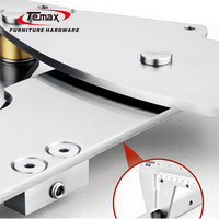 Mécanisme de table à manger extensible à fermeture douce et dissimulée Temax DB5017T, quincaillerie fonctionnelle à bascule pour meubles de cuisine