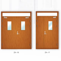 Portes intérieures françaises personnalisées avec fonctions d'isolation acoustique, ignifuges, résistance au feu 60 minutes, surface finie, pour hôtels