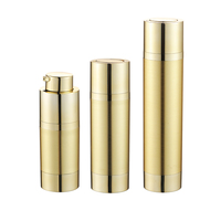 Bouteille de luxe sans air 15ml 30ml 50ml bouteille de pompe sans air tordue 15ml bouteille de pompe sans air