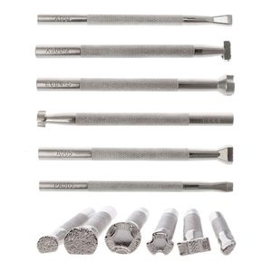 JINDIAO Da Khắc Mô Hình Cá Công Cụ In Ấn Thiết Lập 6 Bộ Công Cụ Da Thiết Lập Thủ Công Da Sản Xuất Nghệ Thuật Rau Tann - Product Image 6