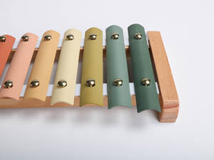 Conjunto Educacional de Instrumentos de Percussão de Madeira para Crianças de 2 a 4 Anos com 8 Escalas e Sino de Cintura com Tolerância de 10Hz - Brinquedo Musical - Product Image 4