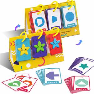 Herramienta Educativa Interactiva, Juego de Geometría Atractivo para Enseñar Conceptos de Aprendizaje Temprano, Tabla de Formas - Product Image 2