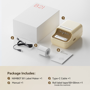 Máy in nhãn nhiệt không dây <span class=keywords><strong>mini</strong></span> thông minh NiiMbot thiết kế mới, in được trên điện thoại - Product Image 6