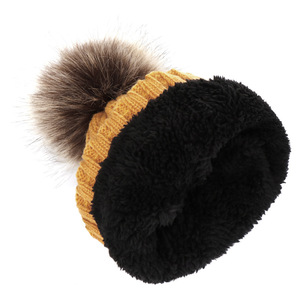 <span class=keywords><strong>2025</strong></span> biểu tượng tùy chỉnh hàng đầu phụ nữ Mũ và mũ lông bóng Crochet Hat <span class=keywords><strong>Beanie</strong></span> với pompoms - Product Image 3