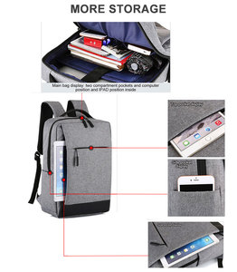 Personalizzato mens sac a dos usb charger impermeabile <span class=keywords><strong>smart</strong></span> back <span class=keywords><strong>pack</strong></span> anti furto di scuola di ricarica del computer portatile zaino con porta usb - Product Image 6