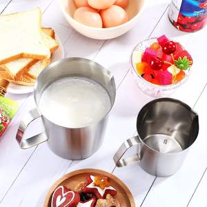 بيع بالجملة كوب فن قهوة لاتيه من الفولاذ المقاوم للصدأ فنجان قياس بمقياس مزدوج - Product Image 5