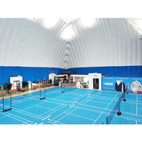 Cubierta Inflable Impermeable de Doble Capa de PVC PVDF para Canchas de Fútbol, Pádel y Balonmano, de la Fábrica Jiecheng