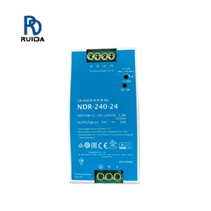 Alimentation à découpage sur rail DIN NDR-240-24 240W 24V, source d'alimentation industrielle AC-DC - Product Image 1