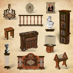 Casse-tête en bois 3D pour petite maison de poupée, kit de bricolage personnalisé, décoration d'étagère pour filles, jouet éducatif - Product Image 3