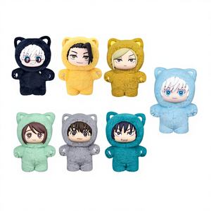 <span class=keywords><strong>Jujutsu</strong></span> <span class=keywords><strong>Kaisen</strong></span> Cat Park Party Peluche Surprise Gojo Satoru Jogo Kugisaki Kamo Japon 7-12 ans Figurines en Coton - Product Image 1