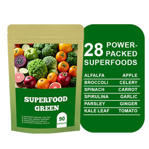 Suplemen Makanan Utuh Organik Alami Superfoods Buah dan Sayuran dalam Bentuk Kapsul dengan Vitamin dan Mineral - Product Image 4