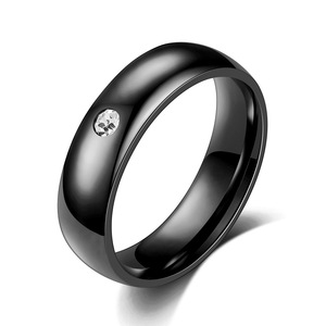 <span class=keywords><strong>Anelli</strong></span> di Coppia Eleganti e Raffinati in Titanio e Acciaio Inossidabile con Diamanti per Donna e <span class=keywords><strong>Uomo</strong></span>, Gioielli all'Ingrosso - Product Image 6