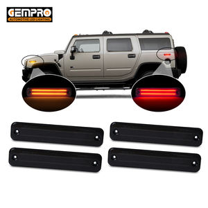Luces LED de Marcador Lateral para Parachoques Delantero y Trasero Zeal para <span class=keywords><strong>Hummer</strong></span> <span class=keywords><strong>H2</strong></span> 2003-2009, Accesorios, Paquete de 4 - Product Image 1