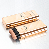 20g Vide Rotatif Brosse Bâton Conteneur Double Tête 2 en 1 Crème Solaire Maquillage Crème Blush Fond de Teint Bâton Avec Boîte D'emballage