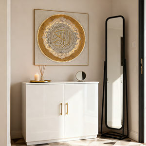 Diseño Popular de Arte Islámico de Lujo Ligero, Decoración de Pared Árabe, Pinturas Abstractas para Sala de Estar, Pasillo, Pintura LED - Product Image 4