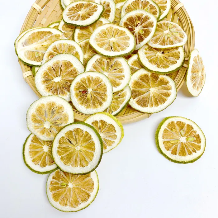 OEM Private Label vendita calda essiccato Lime China sano tè alla frutta popolare fetta di limone verde