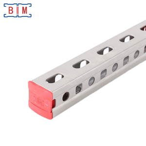 批发价粉末涂层 P1000T 槽钢 41X41X2.5mm 1-5/8 X 1-5/8 英寸，带加强肋，现货 - Product Image 5