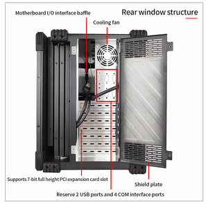 4屏17.3英寸地面站控制台加固便携式计算机工业控制直播流媒体案例服务器 - Product Image 4