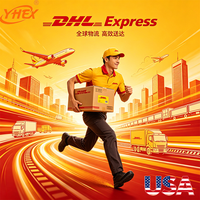 Transitaire DHL Express Chine vers les États-Unis, DDP Dédouanement, Livraison rapide porte-à-porte, Service de dropshipping