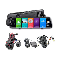 Système Android 8.1, écran tactile 10 pouces, enregistreur vidéo double objectif, rétroviseur, caméra de voiture 4G WiFi