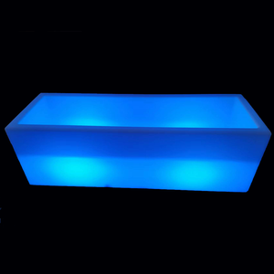 Uzaktan kumanda RGB renk değiştiren açık Led şişe soğutucu buz kovası gece kulübü KTV parti işıklı Glow karanlık buz göğüs - Product Image 1