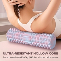 Juego de Rodillos de Espuma Premium Unisex para Puntos de Presión, para Recuperación Muscular, Masaje de Tejido Profundo de Espalda y Piernas, Fisioterapia, Ejercicio en Casa y Gimnasio