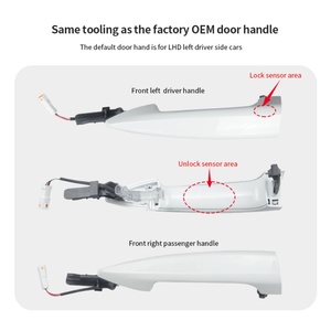 Poignée de porte tactile EASYGUARD Comfort Access compatible avec BMW Série 4 F36, Série 1 F20, X3 F25, X4 F26 - Product Image 3