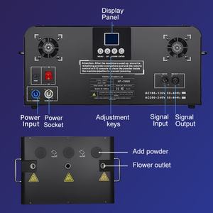 Máquina de Chispas Frías para Interiores de 1800w, Tres Salidas, para Bodas, DJ, Fiestas, Escenarios, Venta en China - Product Image 2
